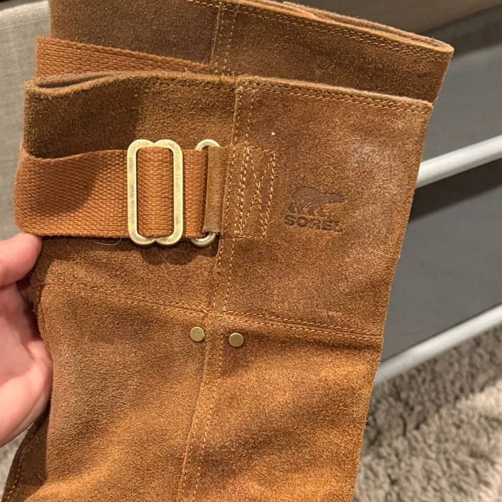 Sorel Women's Brown Suede Winter Boots - Picture 3 of 6